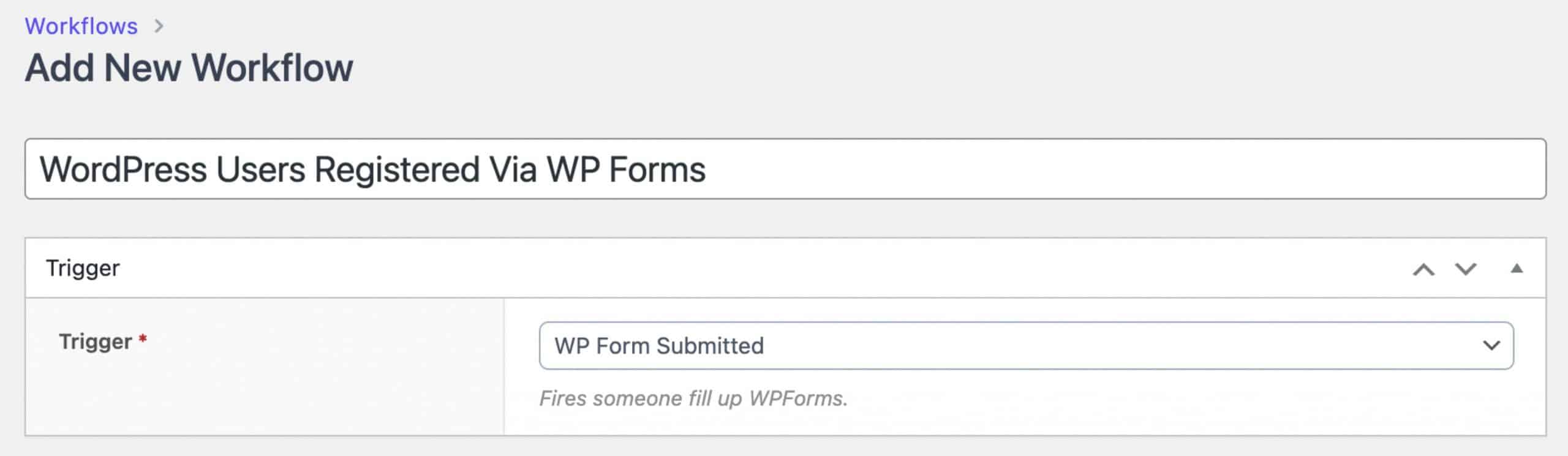 WPForms Trigger scaled