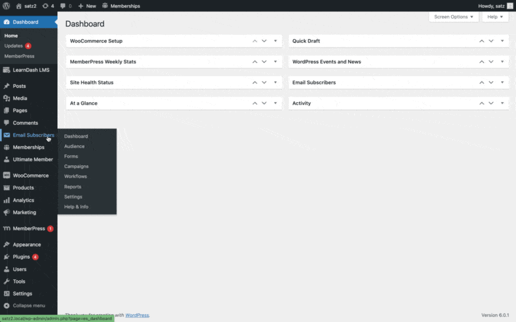 learndash integration