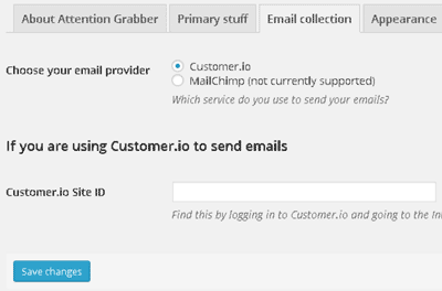 Email Collection - connect with your mailing list