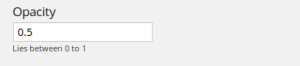 WP Notification Bar's Opacity