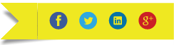 Icegram's ribbon message type used to showcase multiple social media profiles