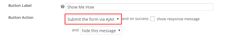 Submit the form via AJAX on CTA Button click
