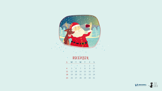 Free Christmas resources smashing calendar