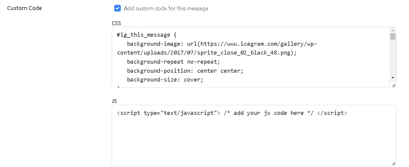 Custom CSS