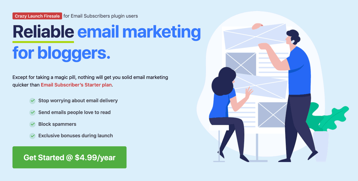 Reliable email marketing for bloggers Icegram Express Starter Icegram