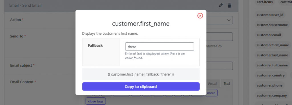 Personalization - Customer Name Placeholder