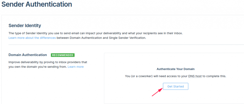 Domain authentication – Get Started