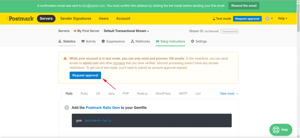 Request for Account Approval
