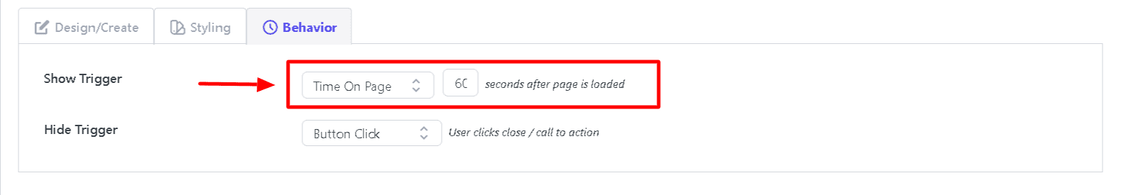 hide an Icegram message after X seconds