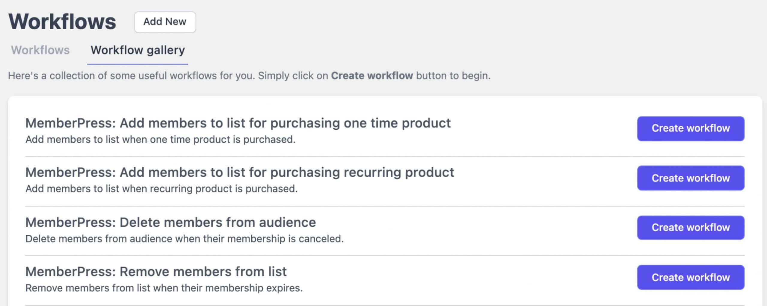 Icegram Express and MemberPress Workflows