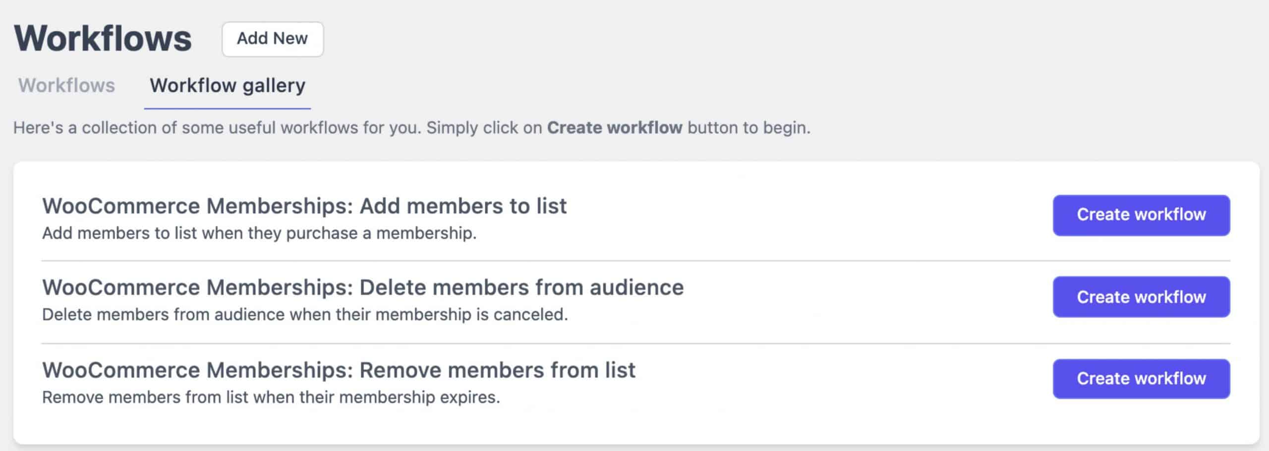 Icegram Express and WooCommerce Memberships Workflows