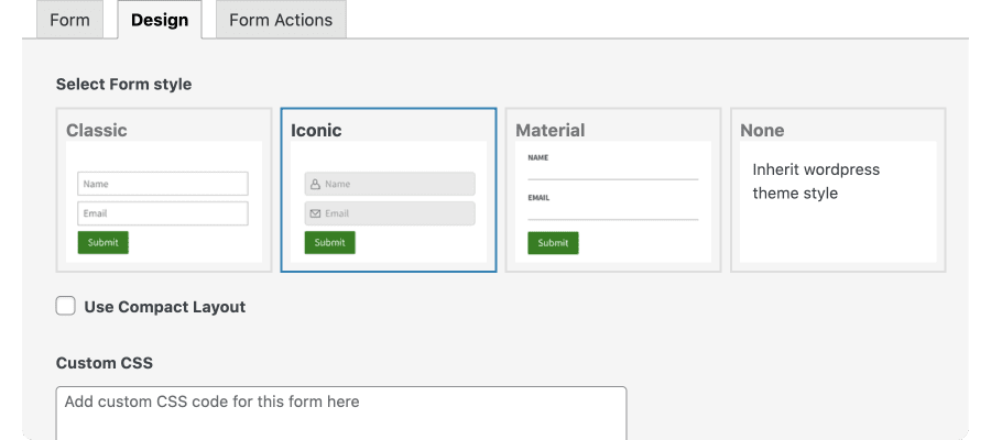 Icegram Collect readymade forms