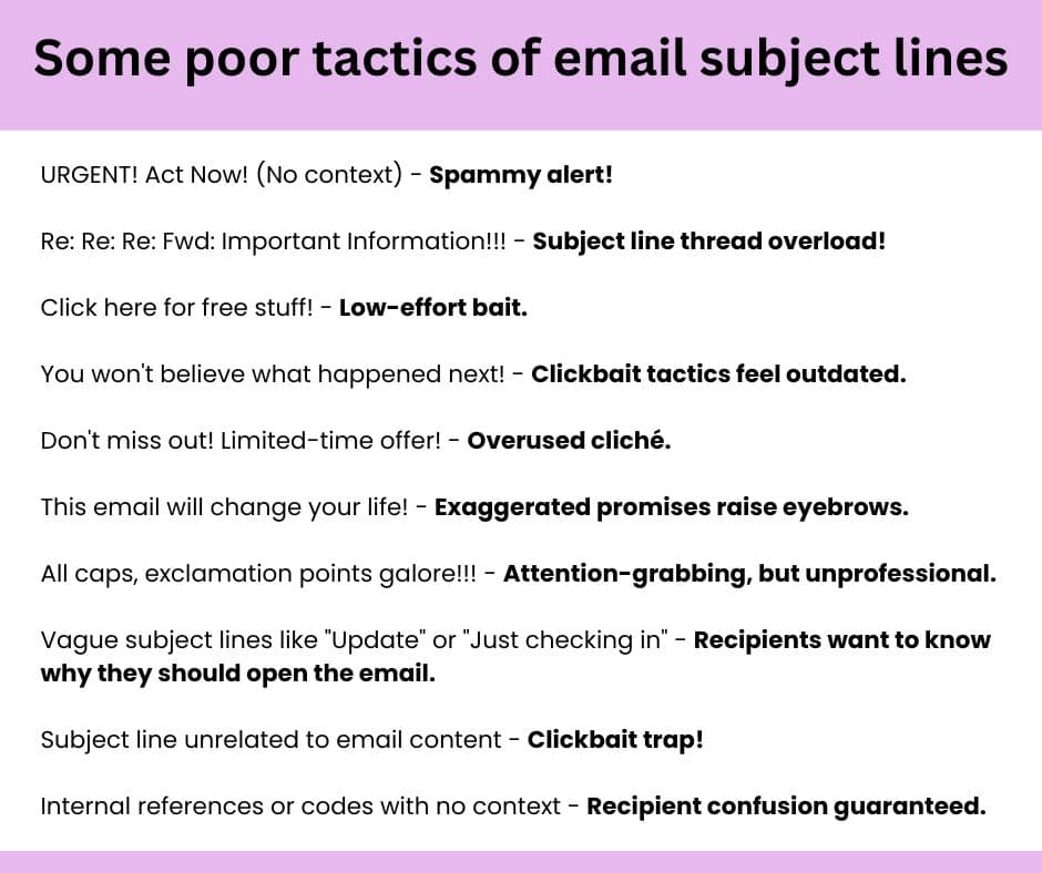 How to Avoid Mistakes in Email Subject Lines? - Icegram