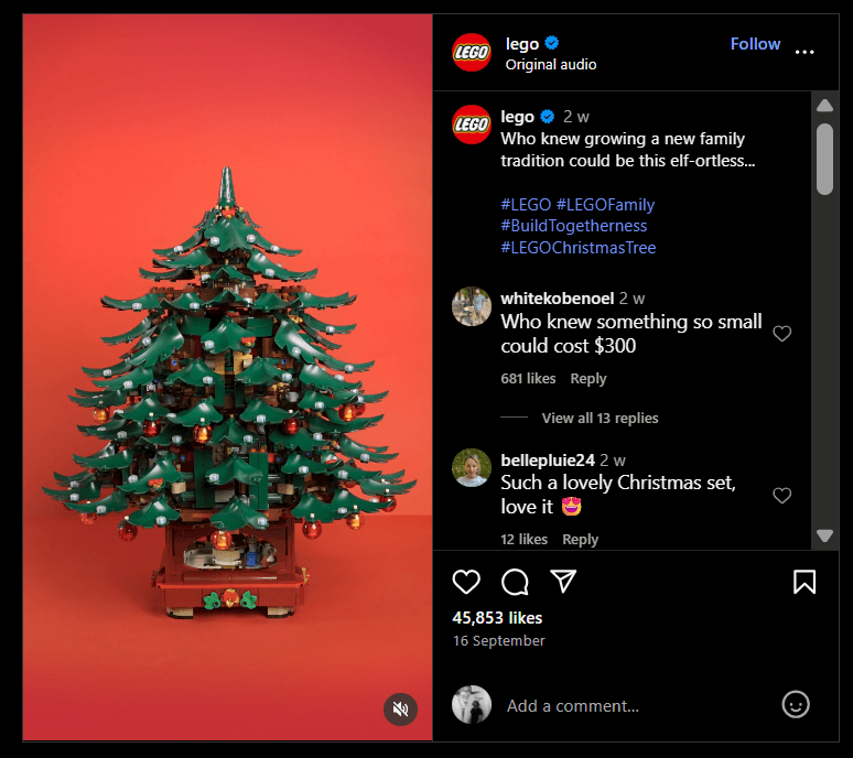 Social media holiday offers